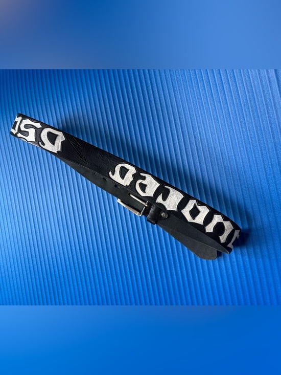 DSQUARED Accessories - Dsquared leather belt Unisex size 95 Vintage